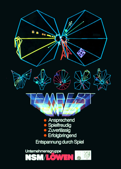 Tempest (rev 1, Revised Hardware) Arcade Game Cover